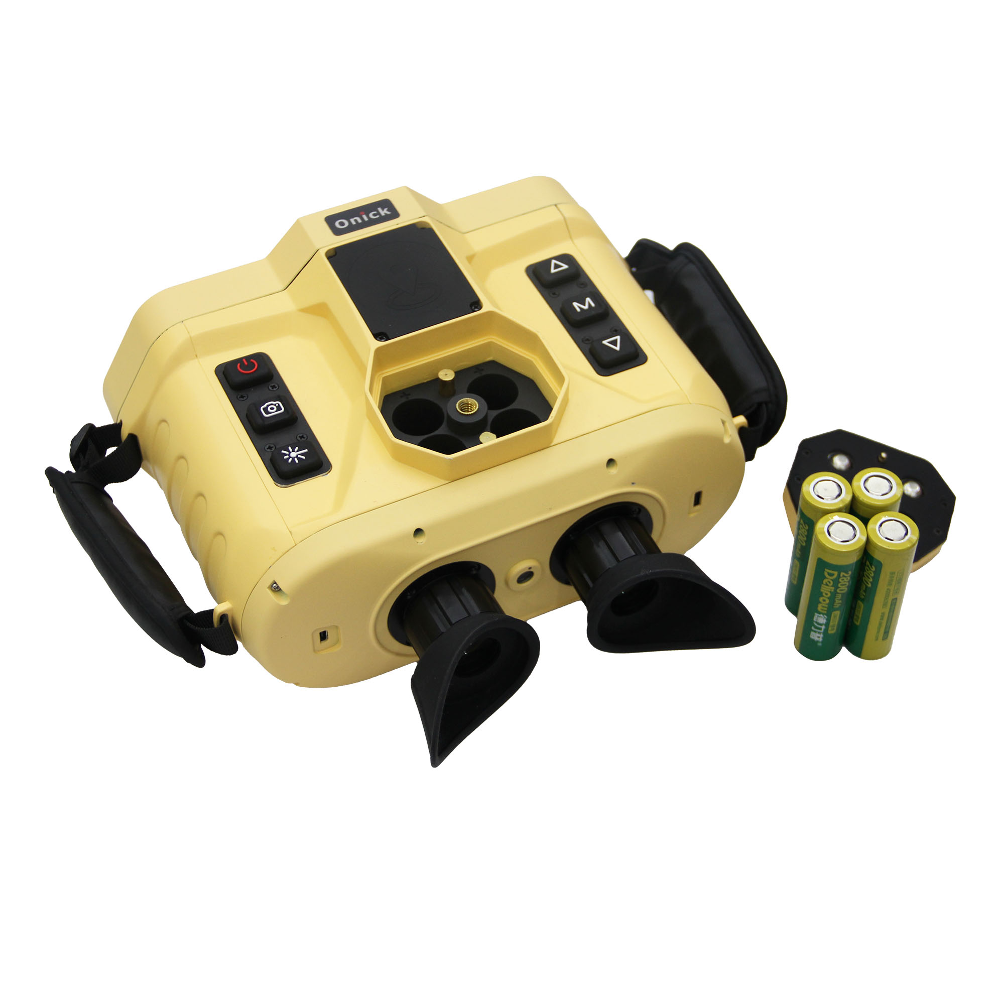 Binocular fusion thermal imager handheld reconnaissance device